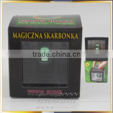 magic money box toy,custom magic coin bank,plastic money saving box