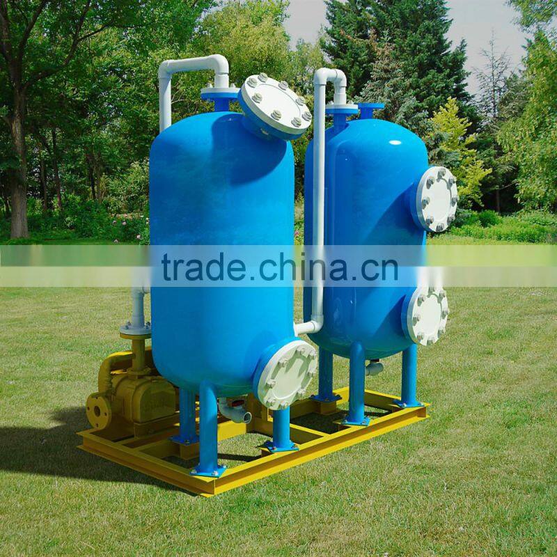 PUXIN Integrated Fiberglass Biogas Desulphurization System with Gas Compressor for Chicken farm with 10000 Chickens