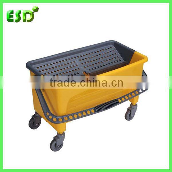 ESD Plastic Industrial Mop Bucket,Cleaning Bucket With Wheels
