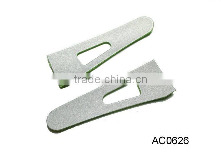 Custom reflecting light adhesive strap for outdoor garment