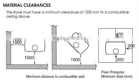 China hot sale indoor stove with oven for baking factory directly cooking fireplace