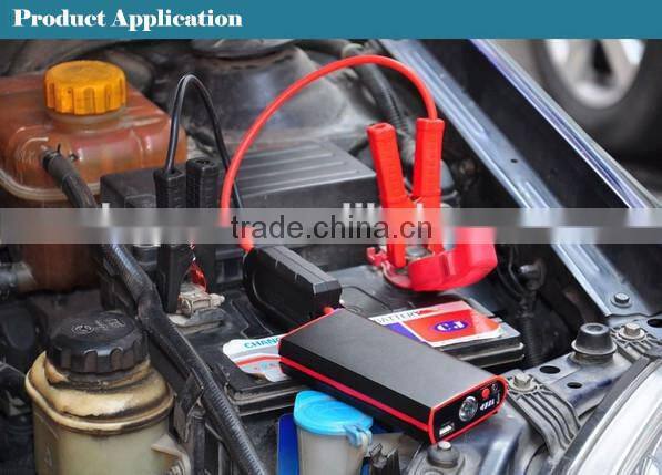 12V Portable Car Jump Starter with Power Bank with Internal Usb Phone Charge Cable