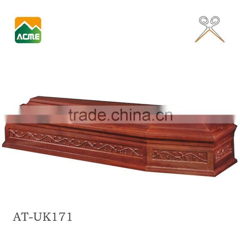 AT-UK171 trade assurance supplier reasonable price american cheap coffin