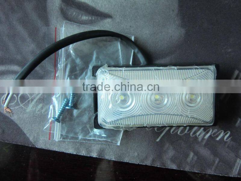 truck or trailer led side marker lights with E-mark certification,100% waterproof(RK12025)