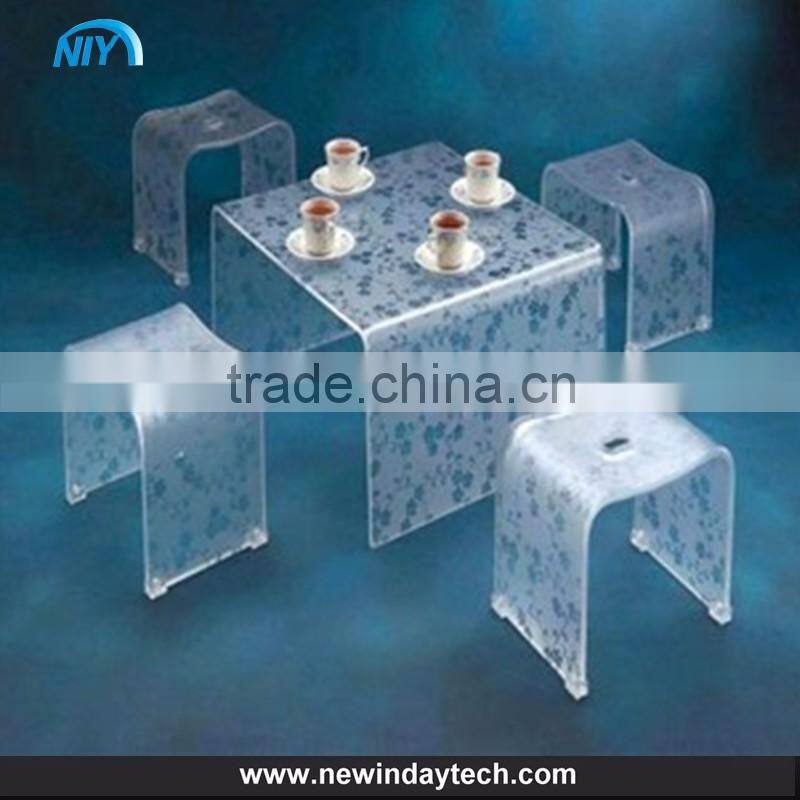 OEM Customized acrylic dining chair wholesale transparent acrylic chair high quingity acrylic furniture table chair