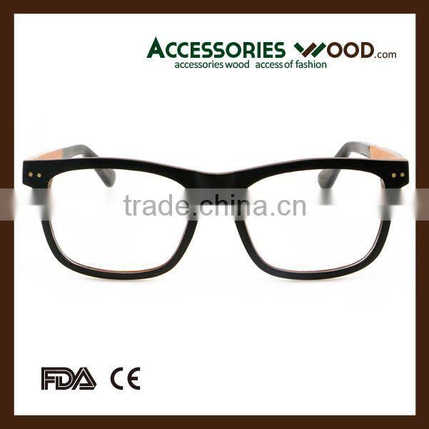 High Quality detachable wood Sunglasses frame optical glasses frame