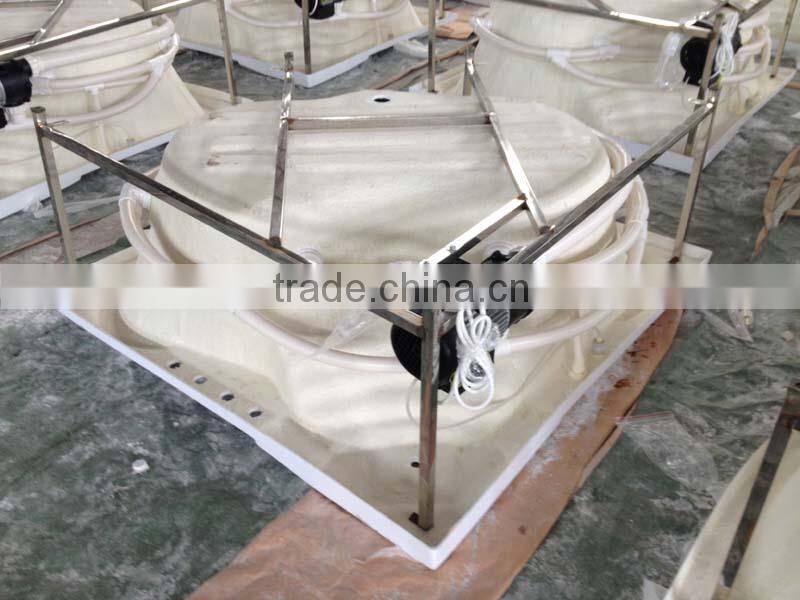 Corner bathtub with massage function