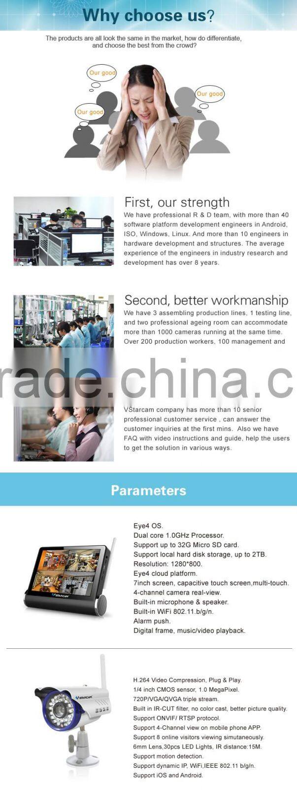 VStarcam waterproof small onvif hd 5 megapixel outdoor ip camera