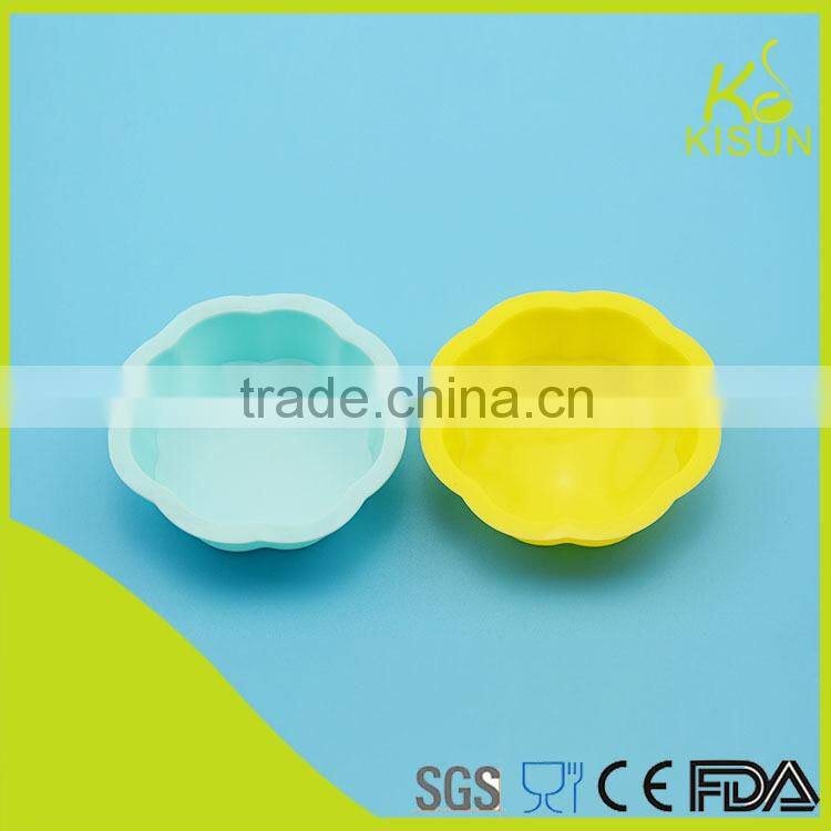 Hot-resistant microwave silicone baking pans cake mould