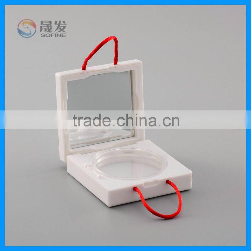 Empty blush compact powder case/ compact cosmetic case