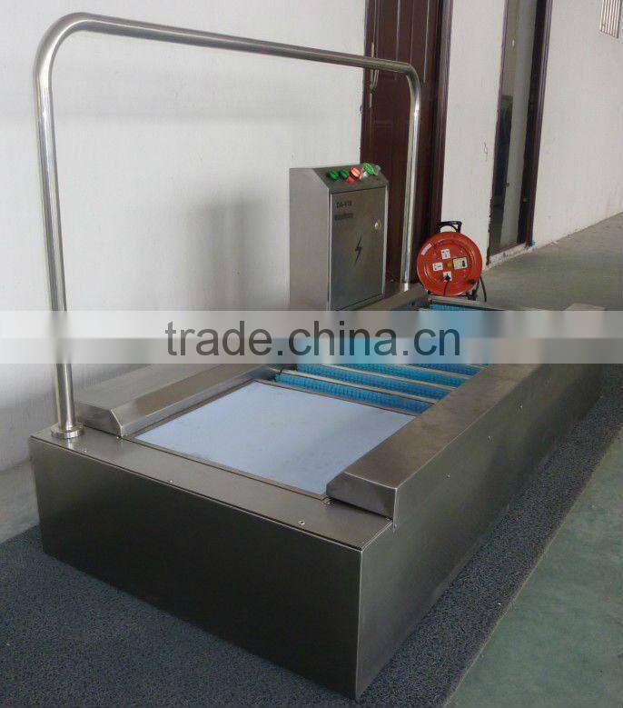 Sole cleaner machine water cleaning use in workshop cycle-cleaning