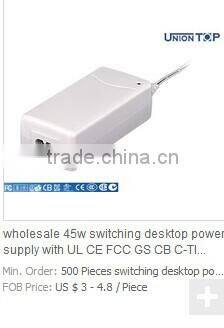 CE/FCC/RoHs approved wall type AC 100-240v DC 12v 3a power adapter for led display