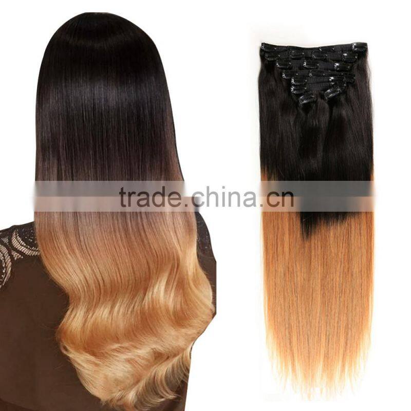 high quality remy bohemian remy clip in human hair extension