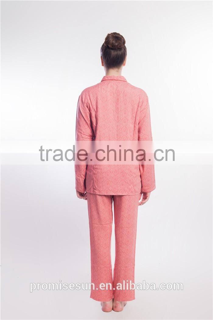 100% rayon printing night suit for ladies' home wear