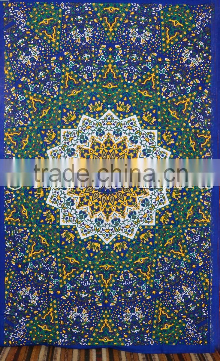 Twin Size Star Mandala Hippie Wall Decorative Art Boho Wall Hangers Tapestry