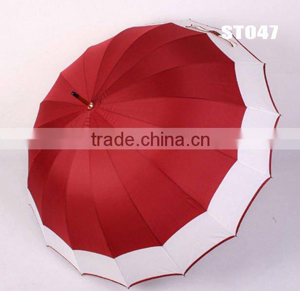 Excellent quality modern design wholesale wooden shaft umbrellas suppliers