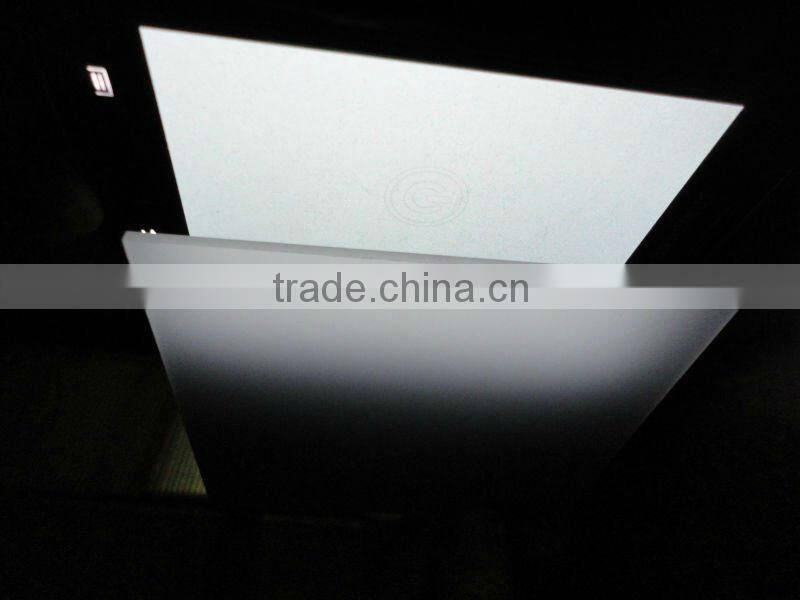PC material light diffusion plate for led drop lighting plastic back plate