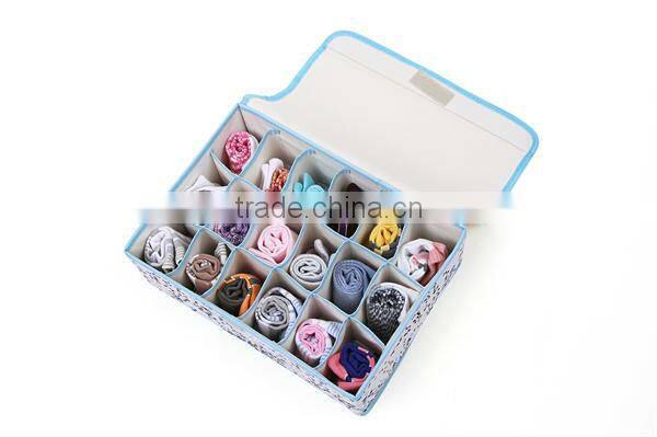 2015 New fashion oxford cloth underwear storage boxliving box