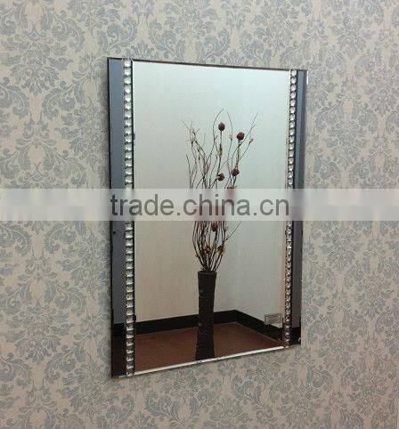 2016 hottest popular high quality frameless bathroom bedroom deskroom decoro sticker wall mirror