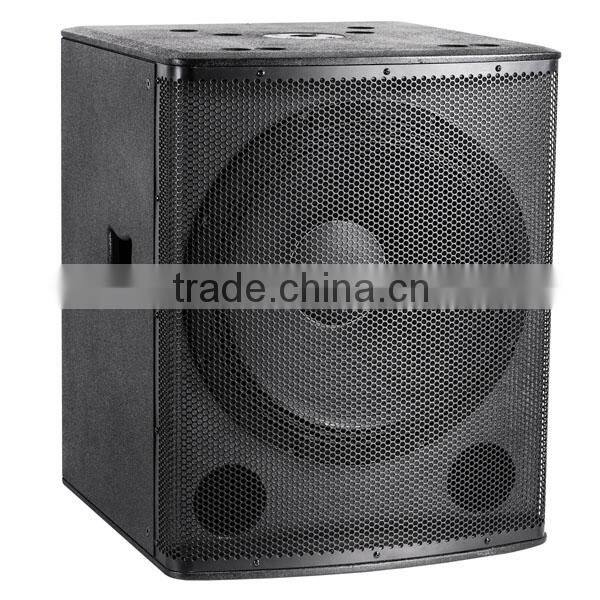 wooden 18'' audio vibration subwoofer