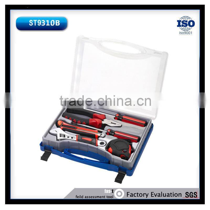 7PCS popular hand home use plastic box tool set