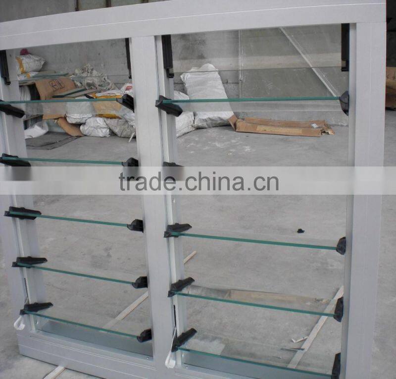 Customized sizes Decorative louver glass, price of glass louver windows