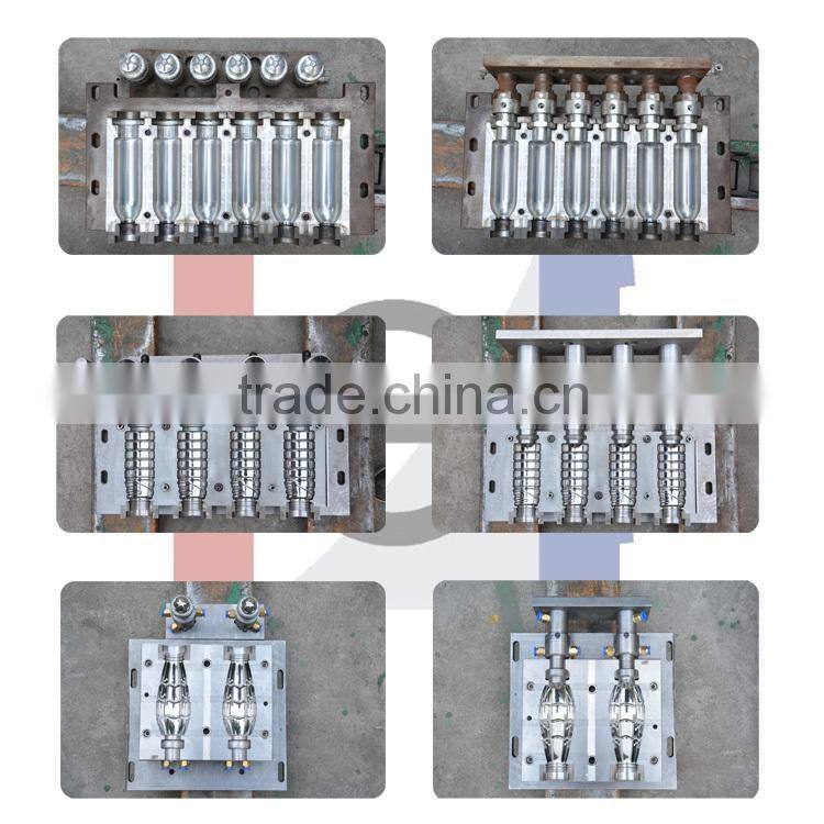 Thermoforming blow molding machine for PET jar