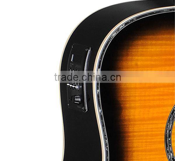acoustic electric guitar high grade good price wood guitar