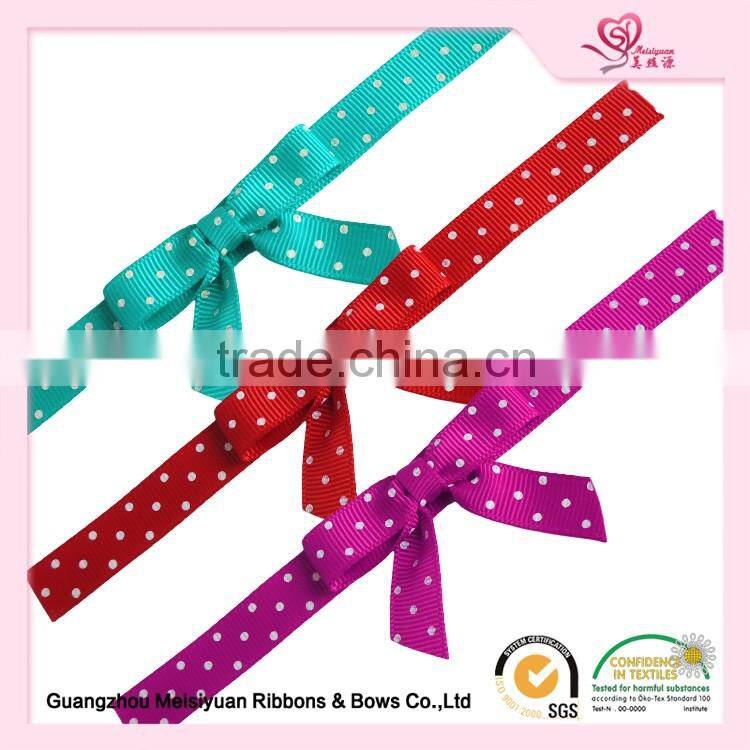 grosgrain ribbon bows/satin ribbon bow with elastic for wrapping wholesale pull bows gift wrap