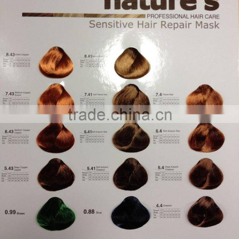 Free sample low ammonia best OEM hair dye Malaysia pieces