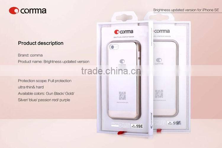 Anti-scratch and Shock Resistance PC Transparent Phone Cover Case For iPhone 5 SE 6 6S Plus