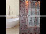 2015 NEWEST European printed Lemon PEVA shower curtains