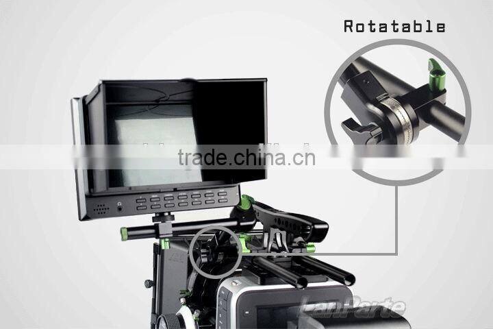 Lanparte BMCC dslr rig shoulder photo video kit with Black Magic Cinema Camera