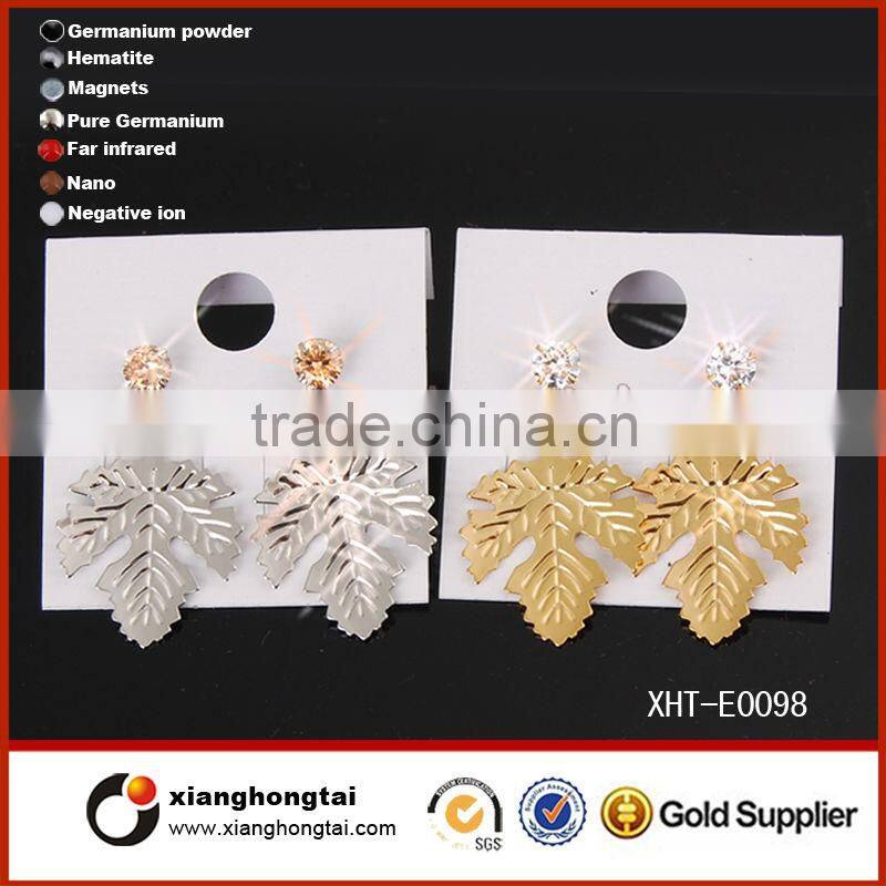 Heart Shape Glaring Diamond Earring Wholesale