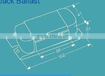 SDAP-L Down-lead Flat-back magnetic ballast in lighting