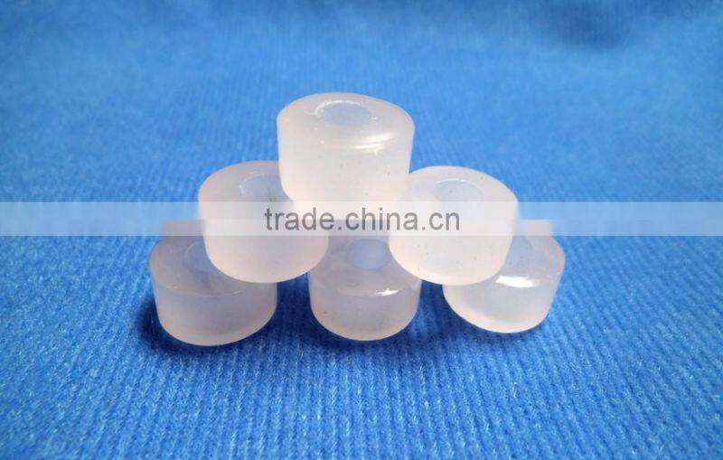 AAA Rose Color Quartz Smooth Handmade Big Hole Tyre Beads