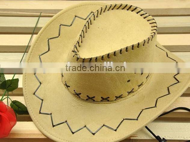 New 2015 Summer Spring Sun Hat Cowboy Hat Men and Women Outdoor Caps Fashion Cowboy 4 Colors