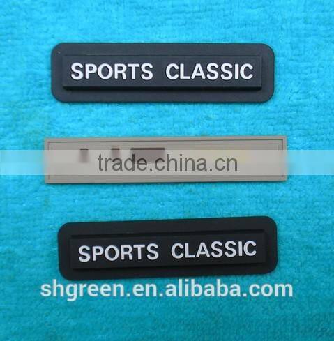 Sport shoes PVC rubber tag