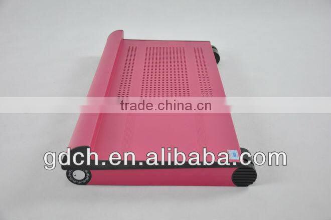 ergonomic design metal compute table (any color,adjustable,super big fan)