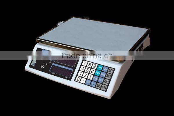 Delicate display LED 30kg digital price scales