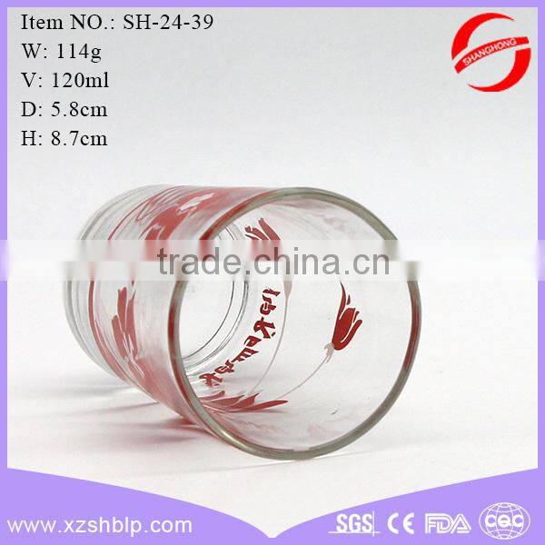 wholesale decorative Glass Water Bottle Glass Cup