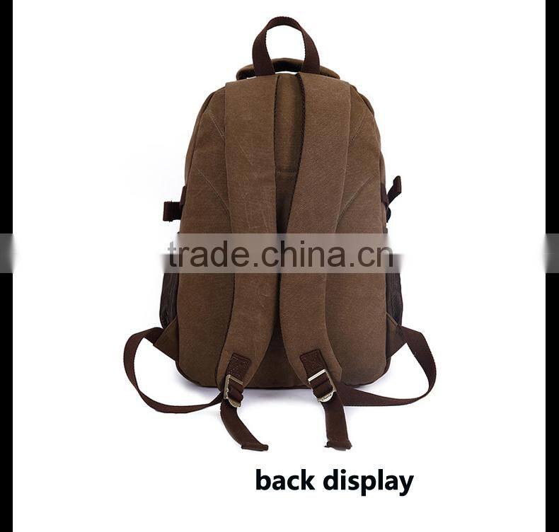 Causal Style Lightweight School Backpack Canvas Cute Backpacks Camping Backpack Canvas Rucksack