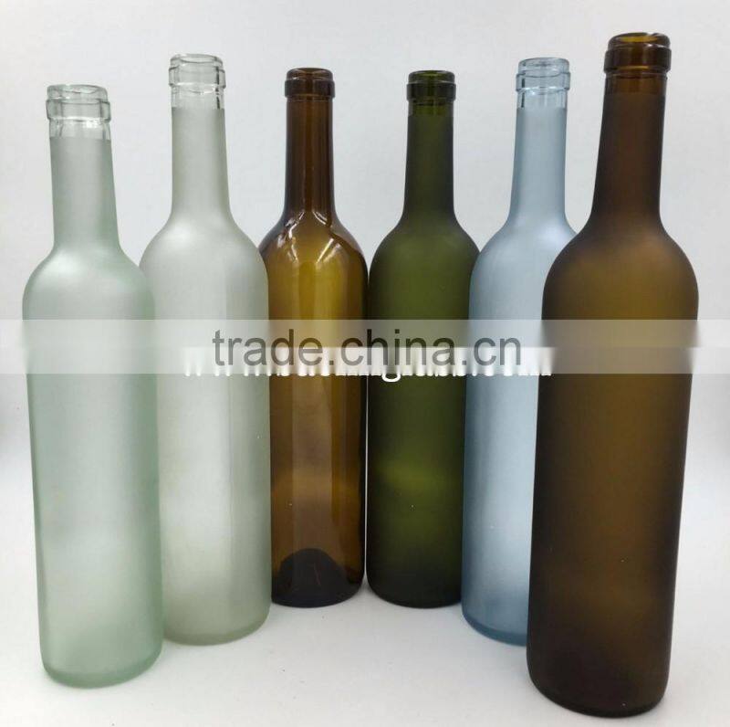 275ml Frost glass bottle for cocktail wine/ beverage juice/ mineral water