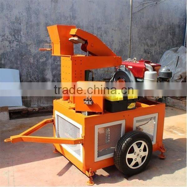 SY1-10 Mobile /Portable Soil Interlock Brick Making Machine In India Price