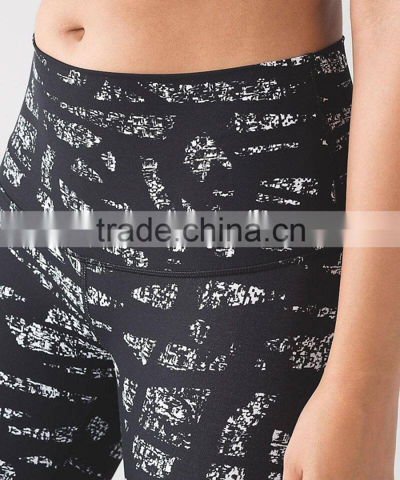 2016Sexy yoga pants womens sublimated Standard Waist Activewear & Yoga Leggings
