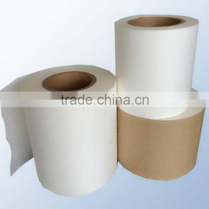 16.5g high quality tea bag filter paper in roll for single chamber tea bag application.