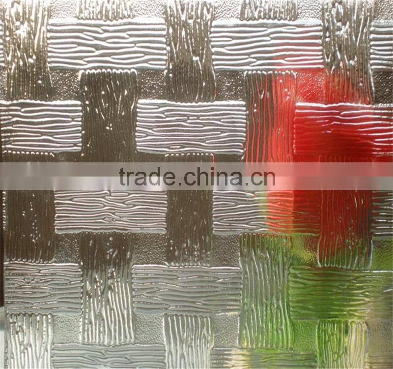 made in china shower screen pattern glass