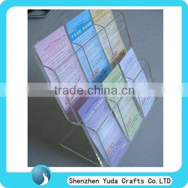 acrylic leaflet holder for a5,acrylic pocket brochure holder rack,lucite leaflet holder