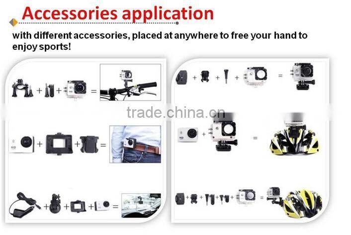 Ultra HD 4K 12MP Mini WiFi Camera 30m Waterproof Underwater Sports Action Camera