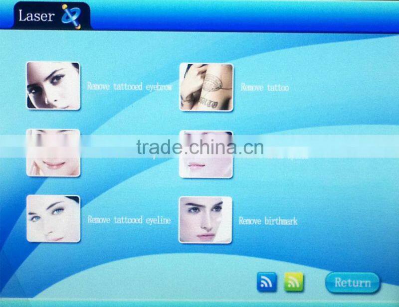 2015 Newest Q switch nd yag laser/ tattoo removal machine Magic-Q7